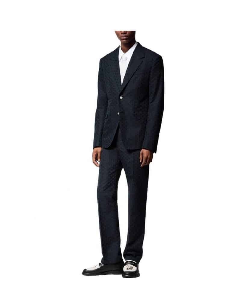 Single-Breasted Silk And Cotton Pont Neuf Jacket