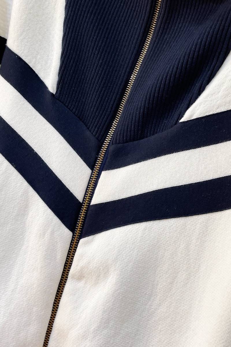 LV Knitted Cotton Sailor Blouson