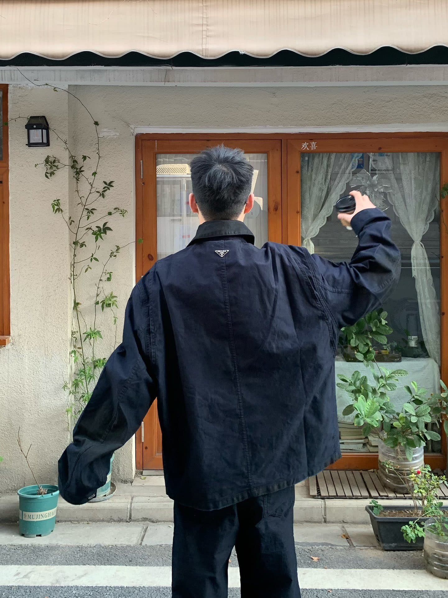 Prada jacket+pant
