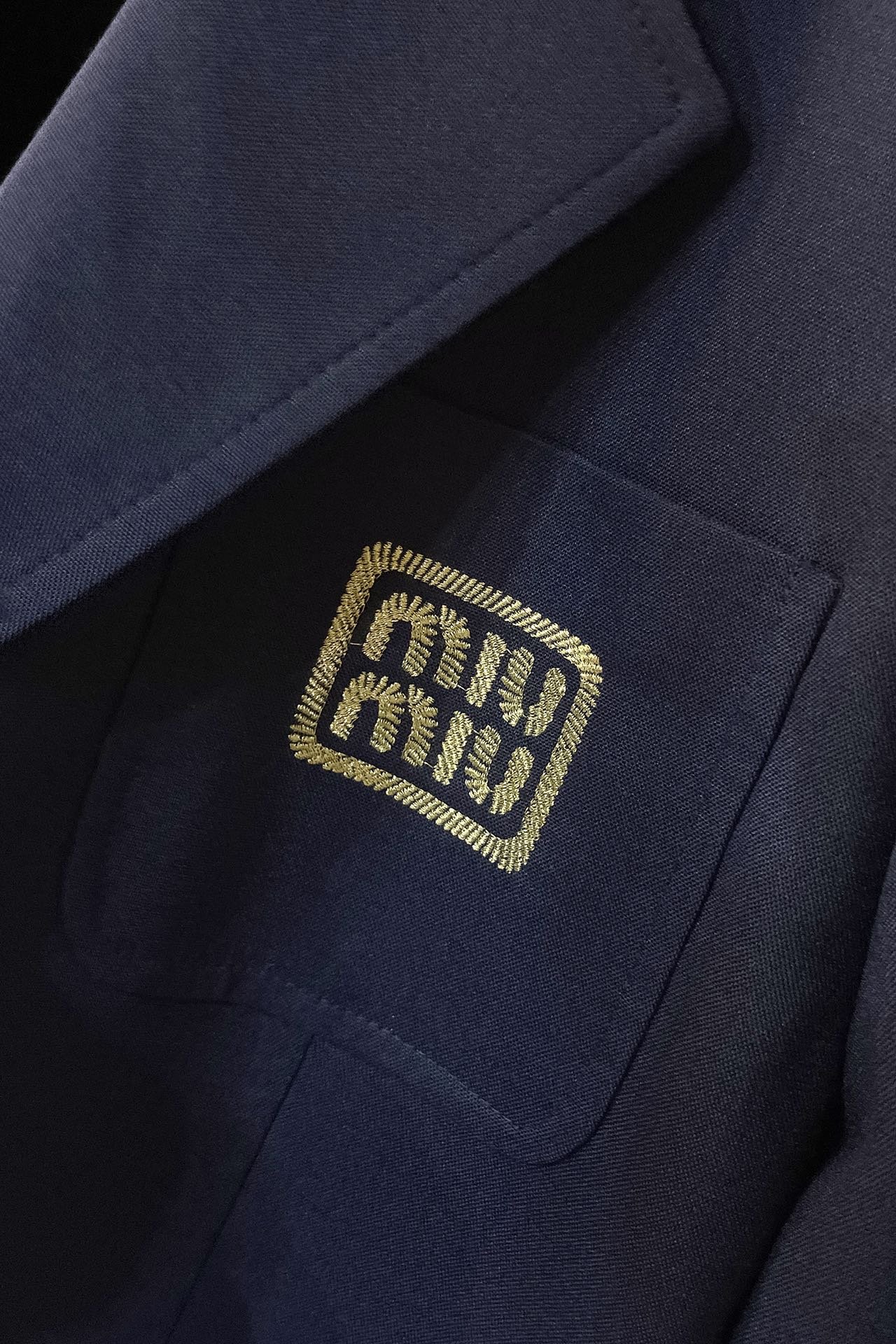 Single-breasted mohair jacket