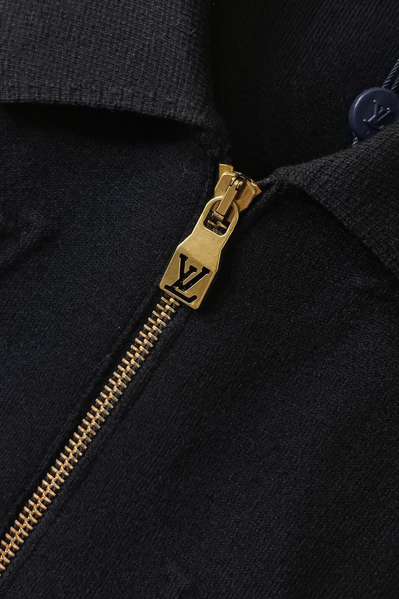 LV Blason Embossed Wool Blouson