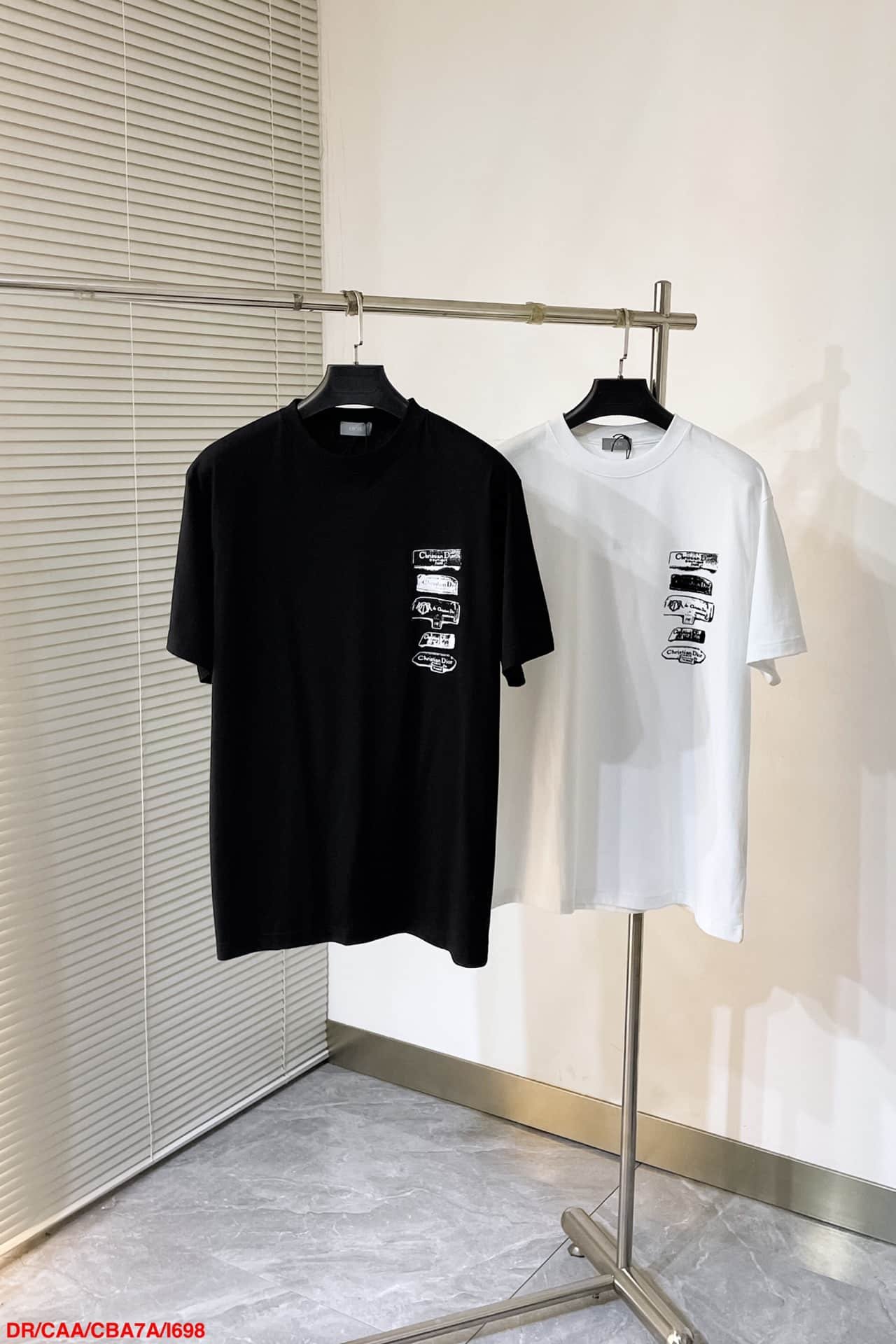 Dior Archives Labels T-Shirt, Relaxed Fit