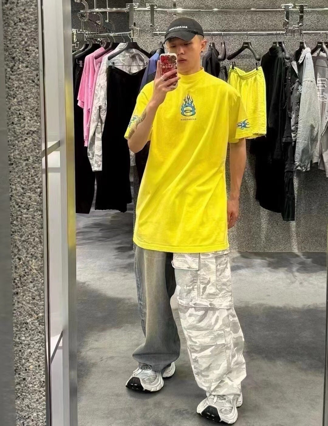 Balenciaga Burning Unity T-Shirt Oversized