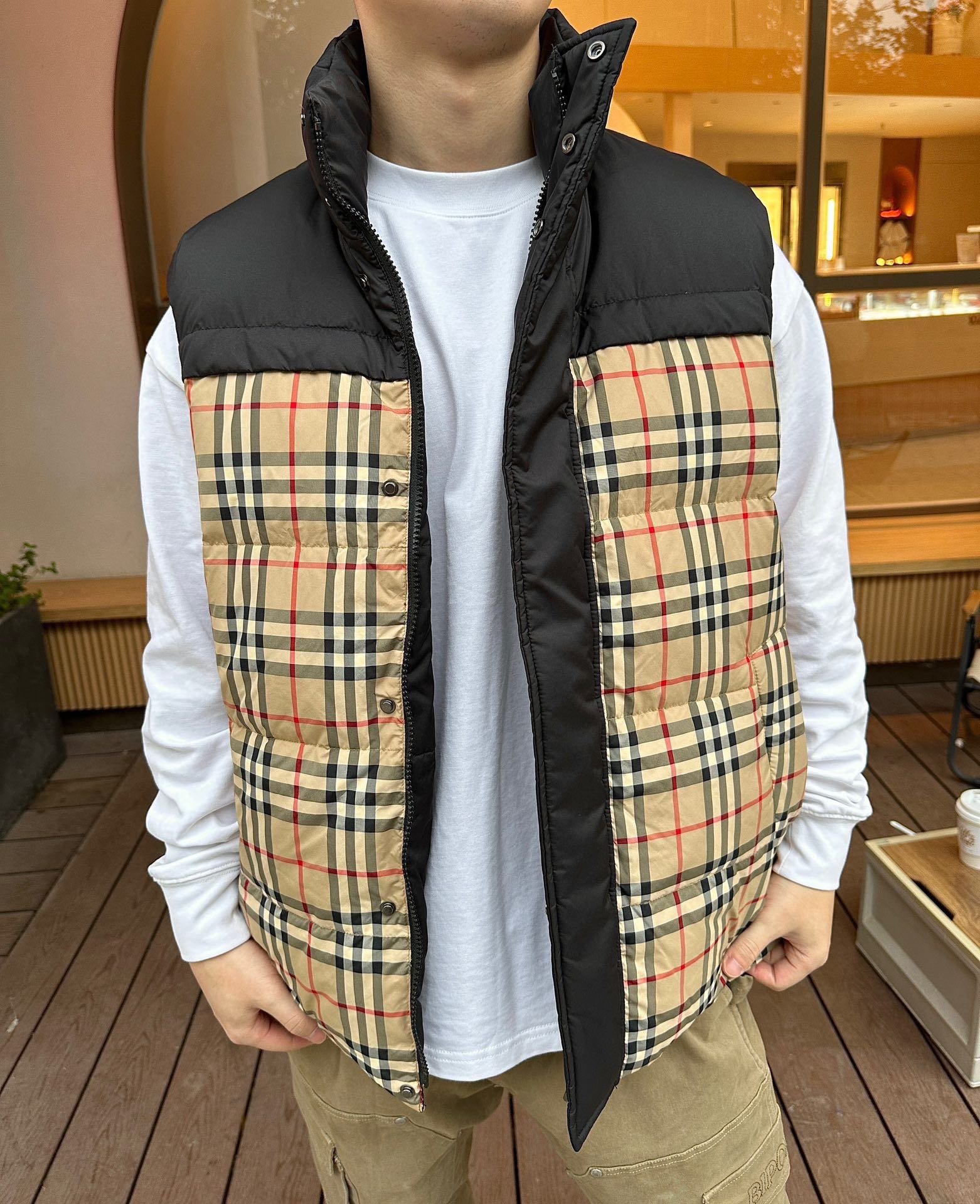 Reversible Puffer Gilet