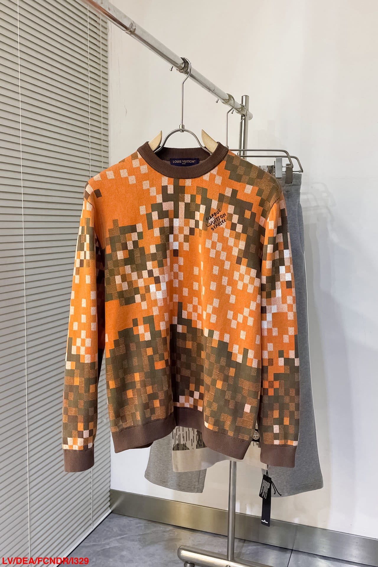 Jacquard Cotton Pullover