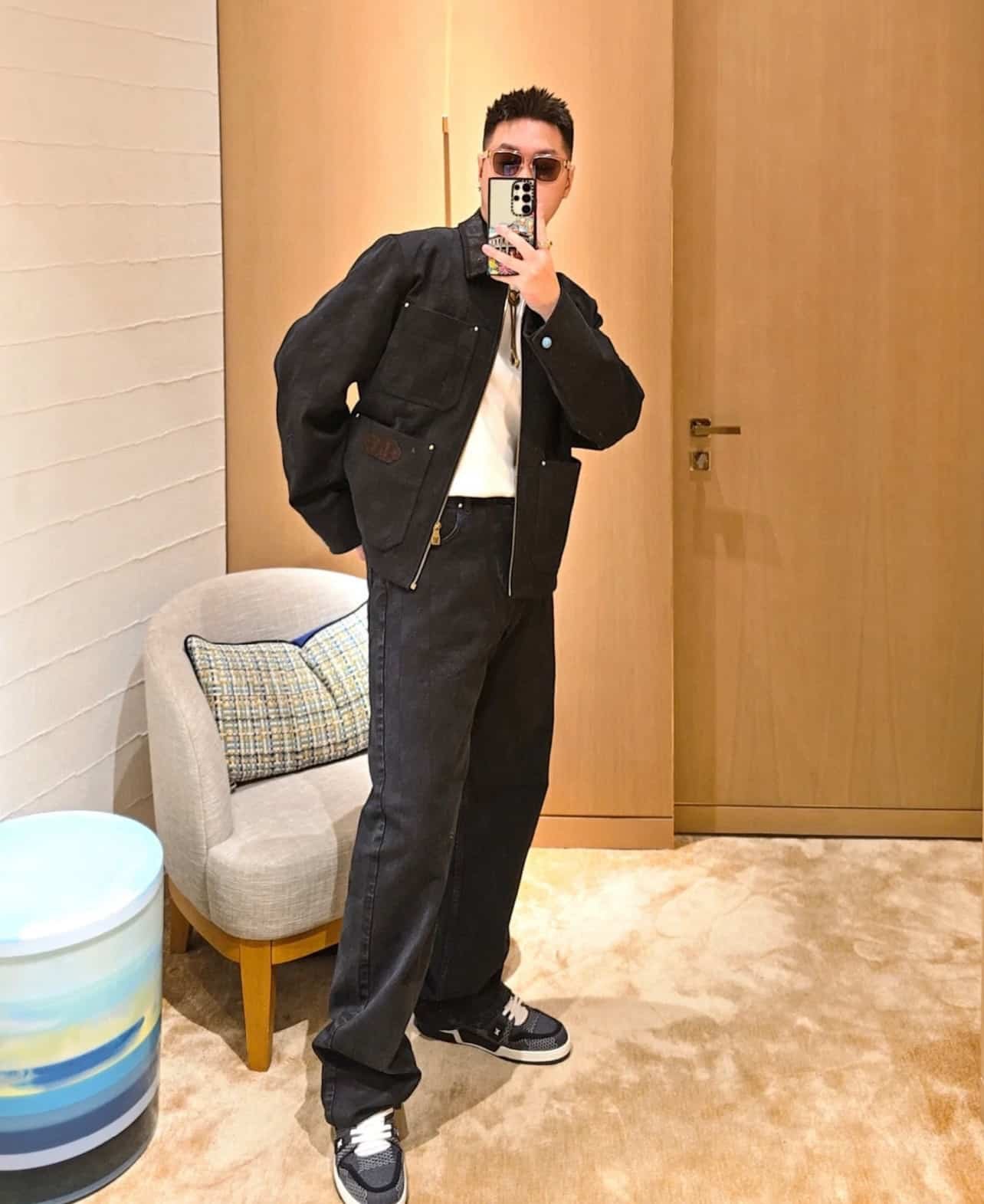 Damier Workwear Cotton Blouson