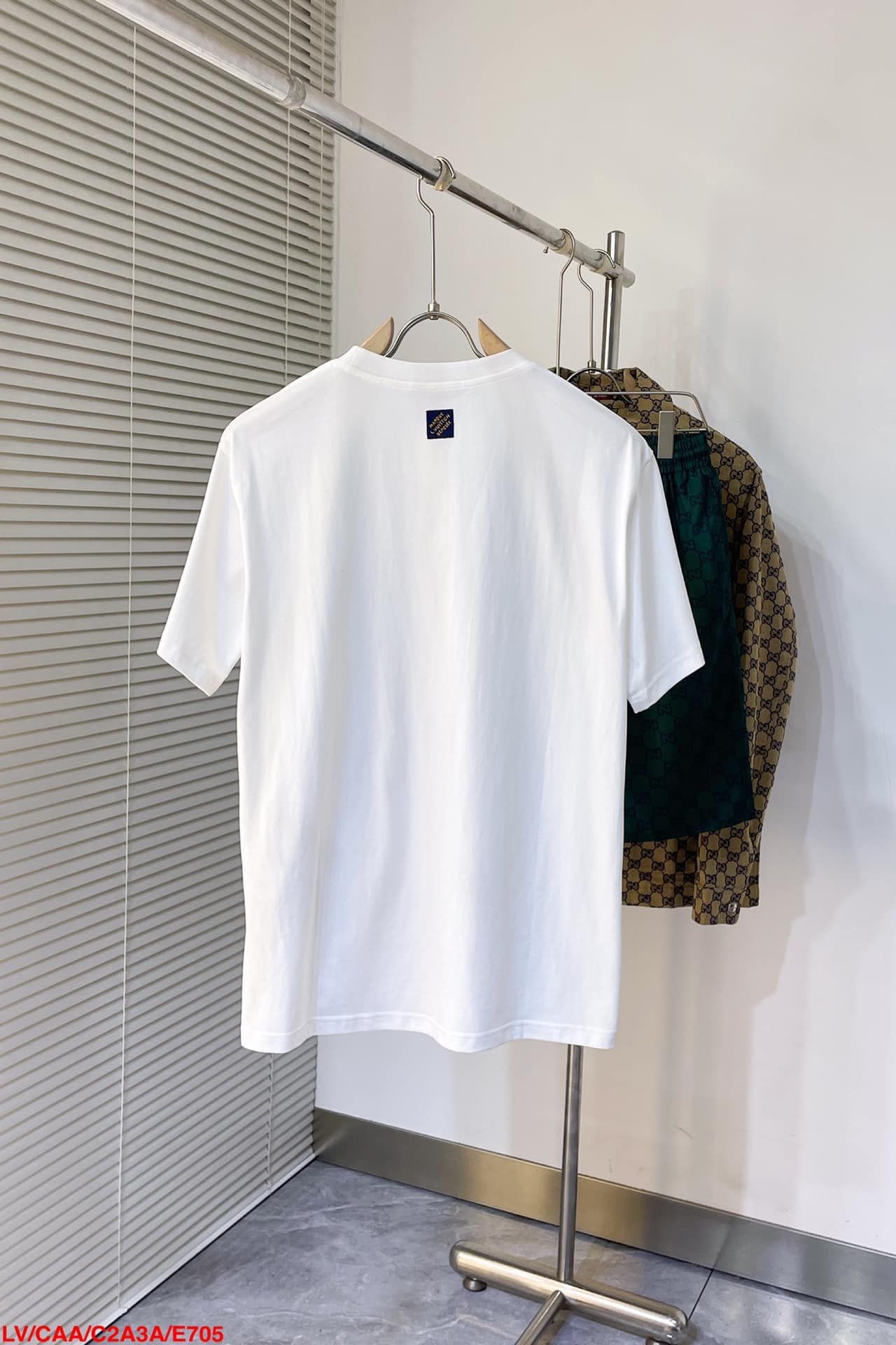 LV Embroidered Short-Sleeved T-Shirt