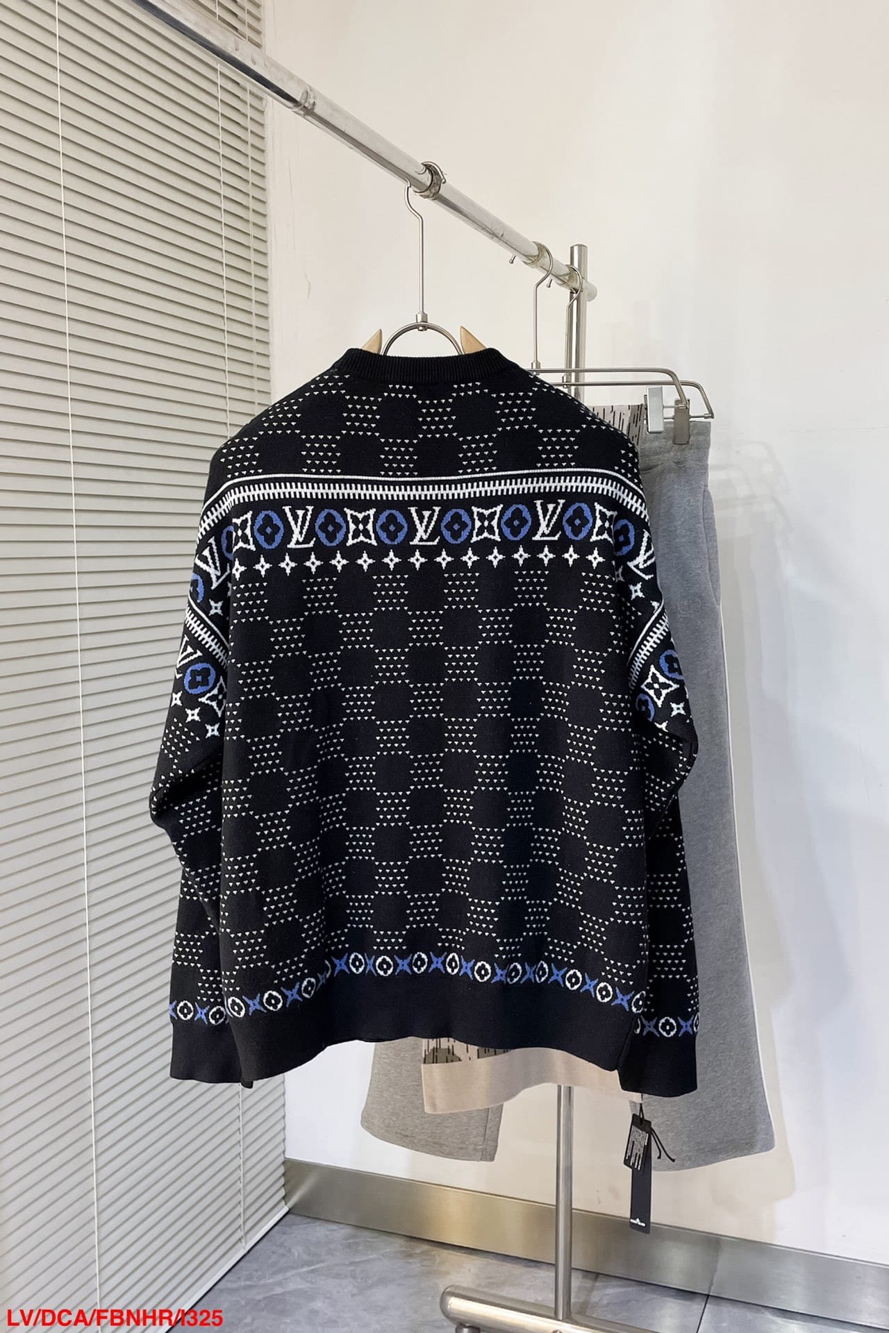 Jacquard Wool Pullover