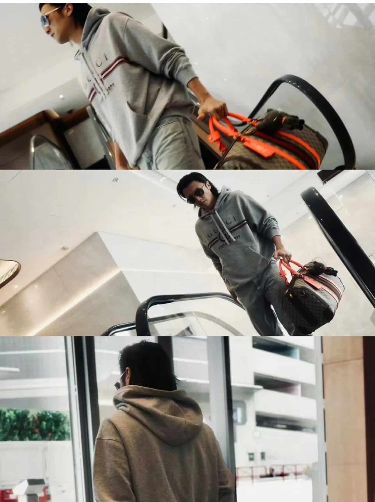 Gucci cotton jersey hooded sweatshirt