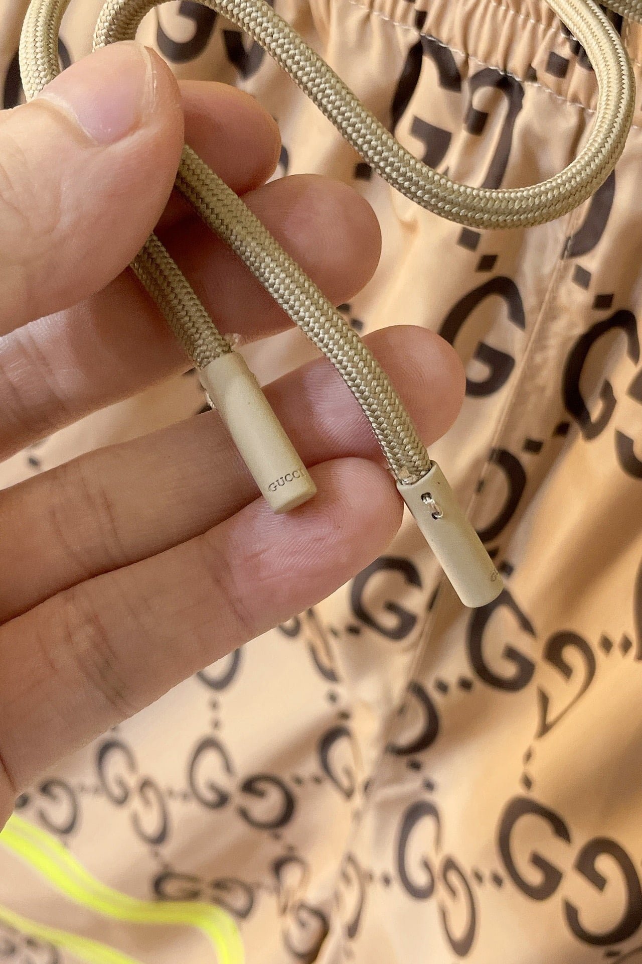 Gucci light nylon GG print hooded jacket+shorts