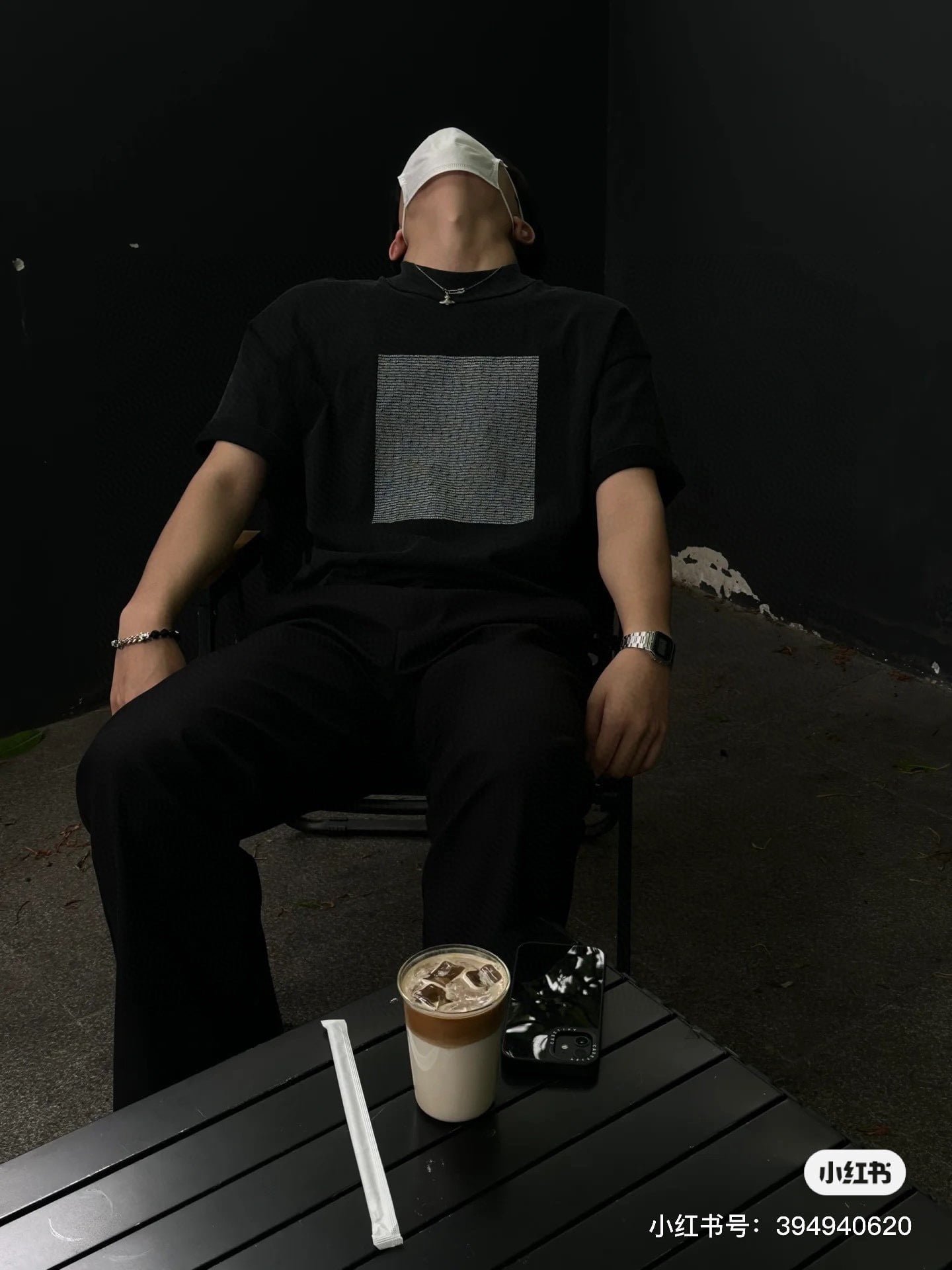 Balenciaga Text Block Inside-Out T-Shirt Oversized
