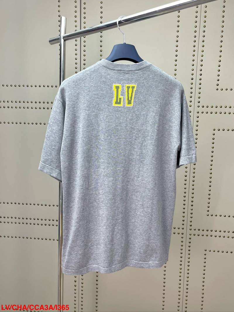 Embellished Short-Sleeved Cotton Crewneck