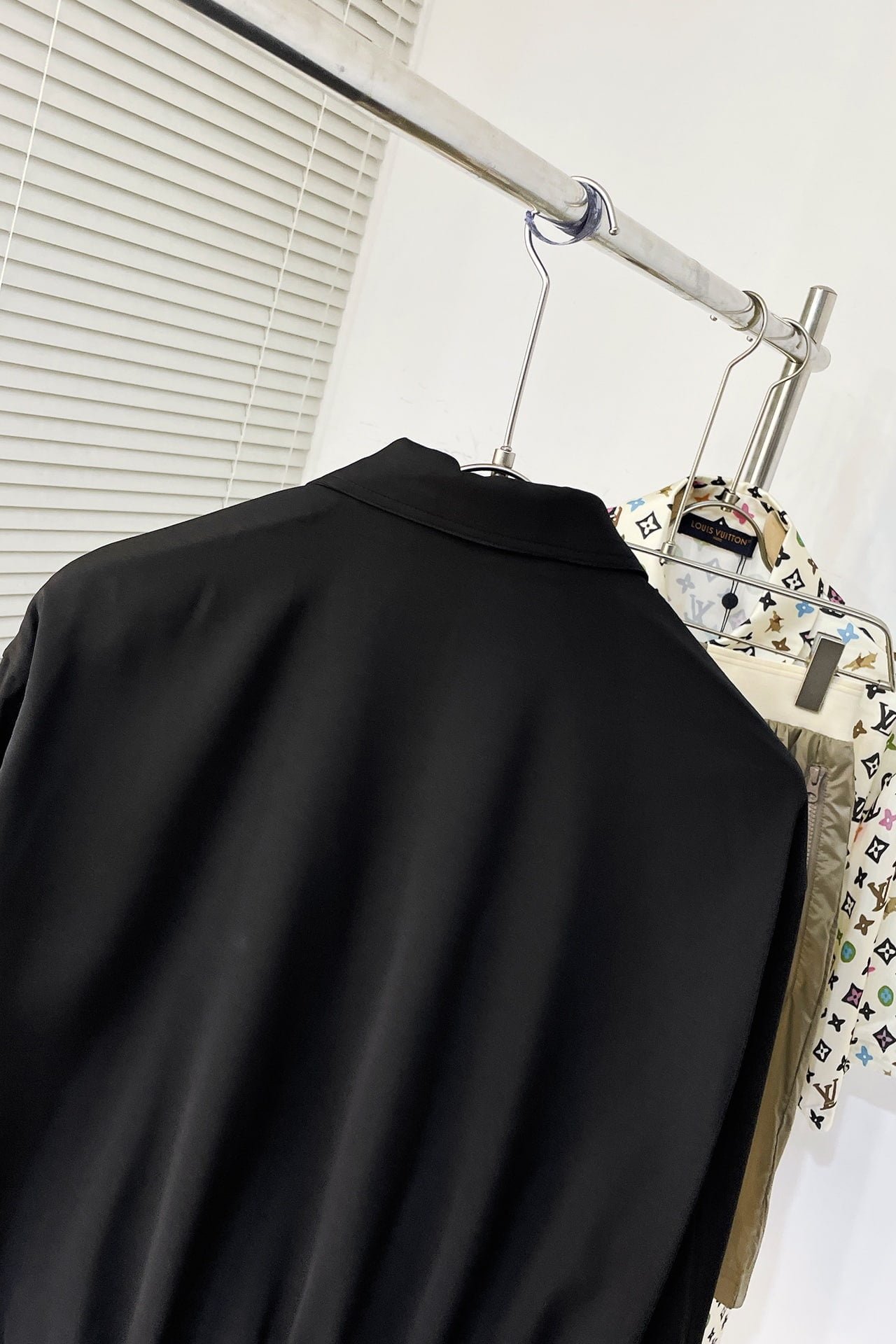 Celine triomphe blouson jacket in rayon twill