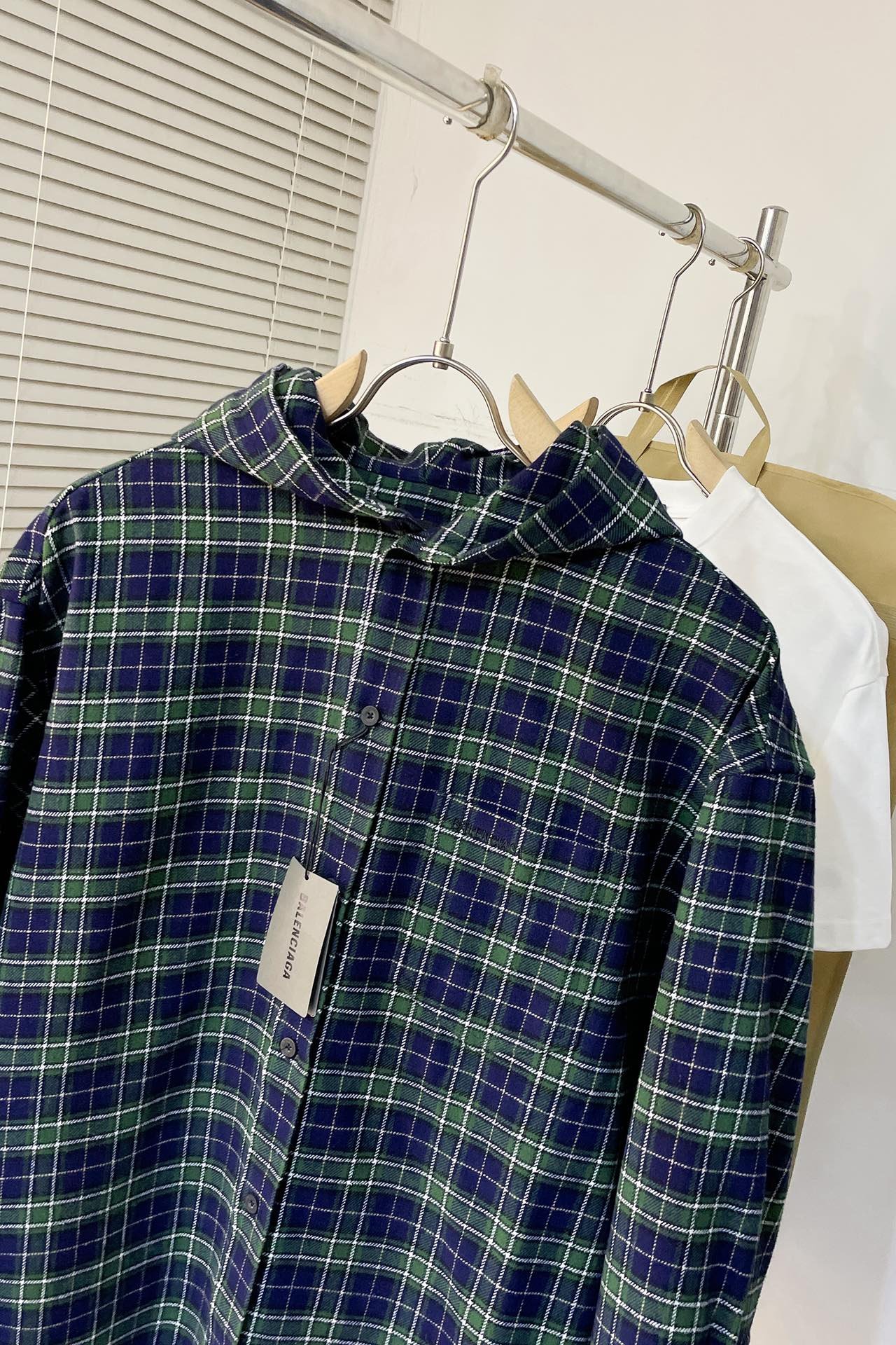 Balenciaga hooded shirt