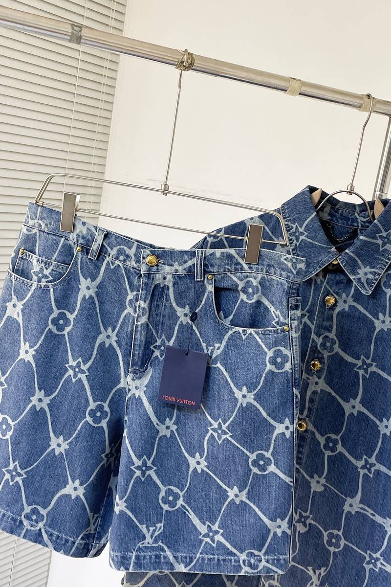 LV Monogram Printed shorts