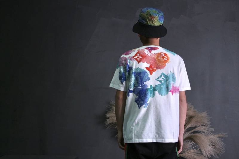 LV Jacquard Knit Short Sleeve T-Shirt