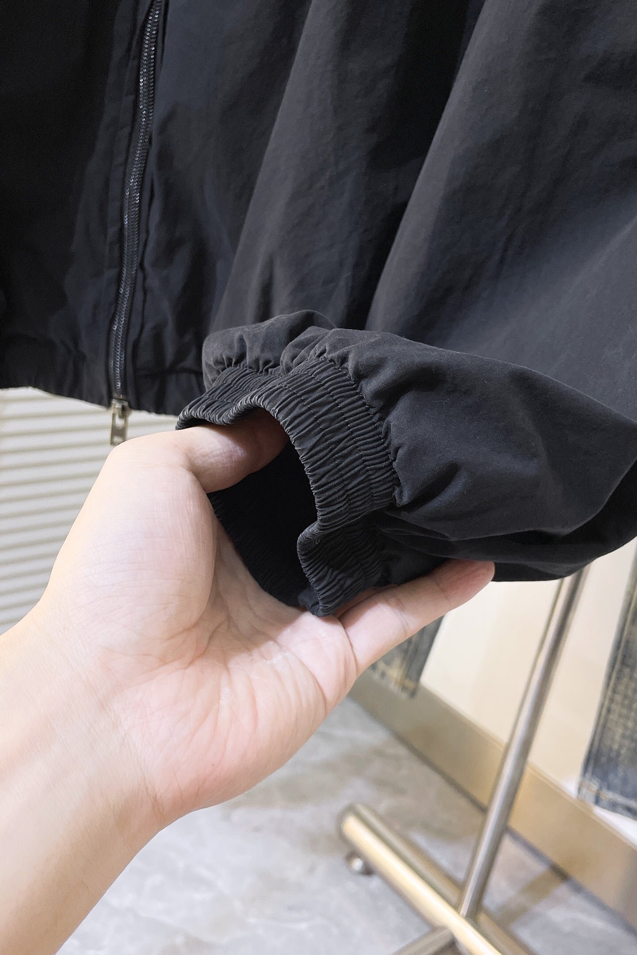Logo zipper jacket