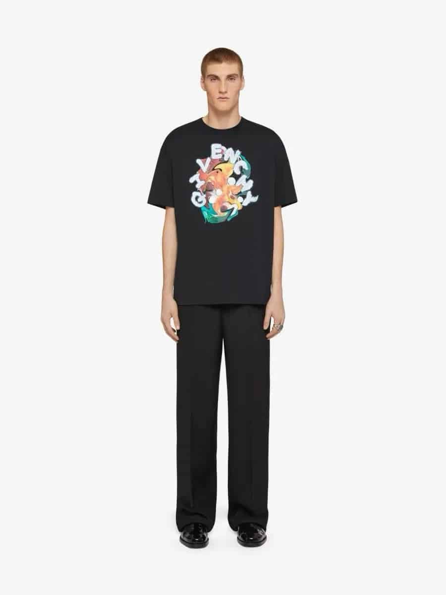 GIVENCHY Psychedelic oversized t-shirt in cotton