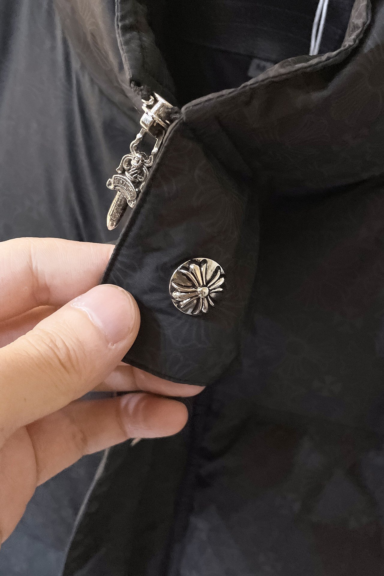 Chrome Hearts down-filled garment
