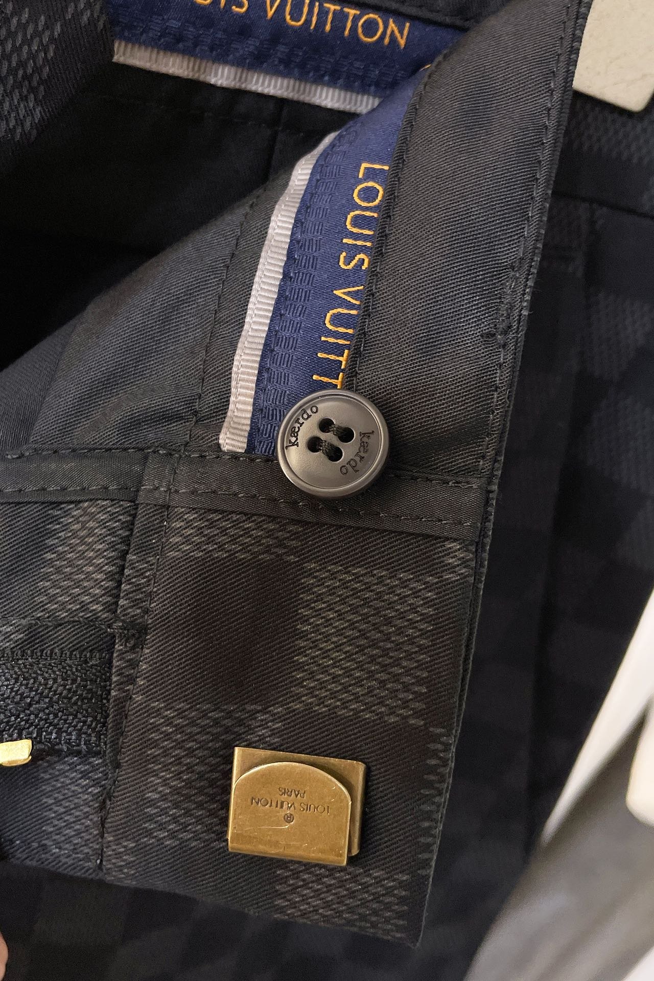 LV Damier Cotton Casual Shorts