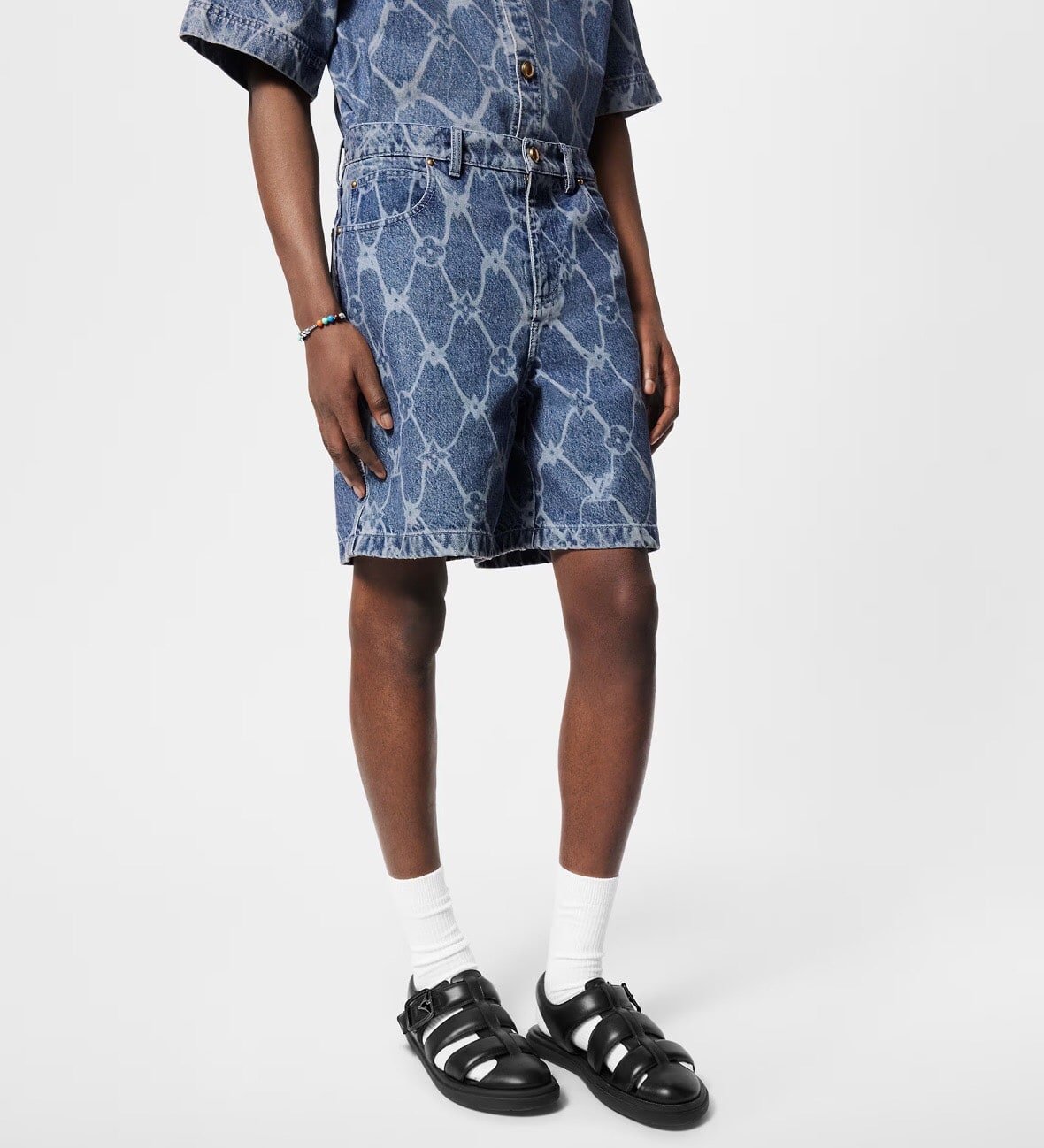 LV Monogram Printed shorts