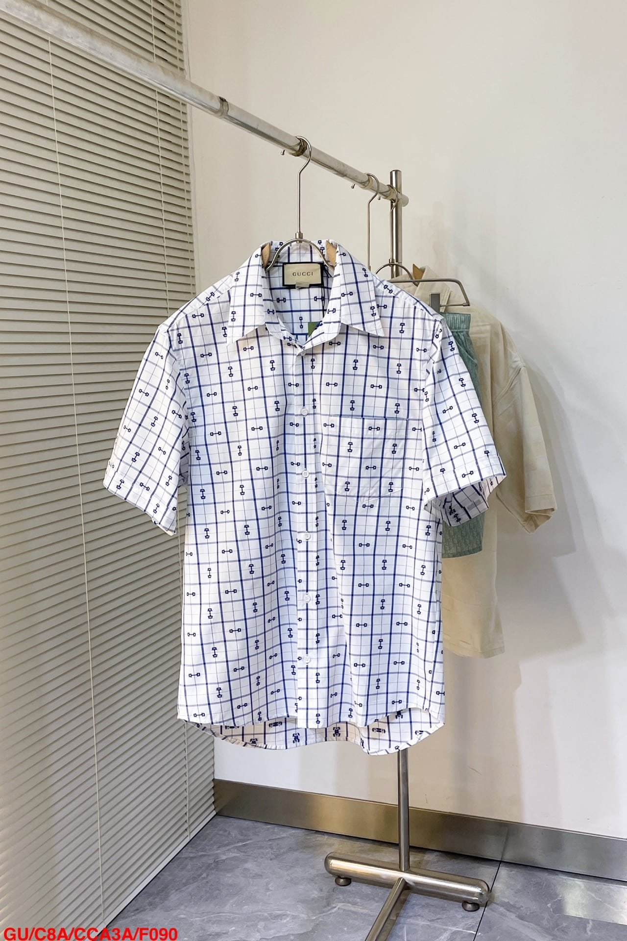 Gucci horsebit print cotton shirt