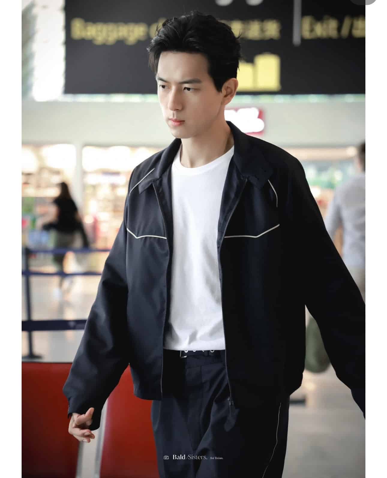 Wool and silk blouson jacket