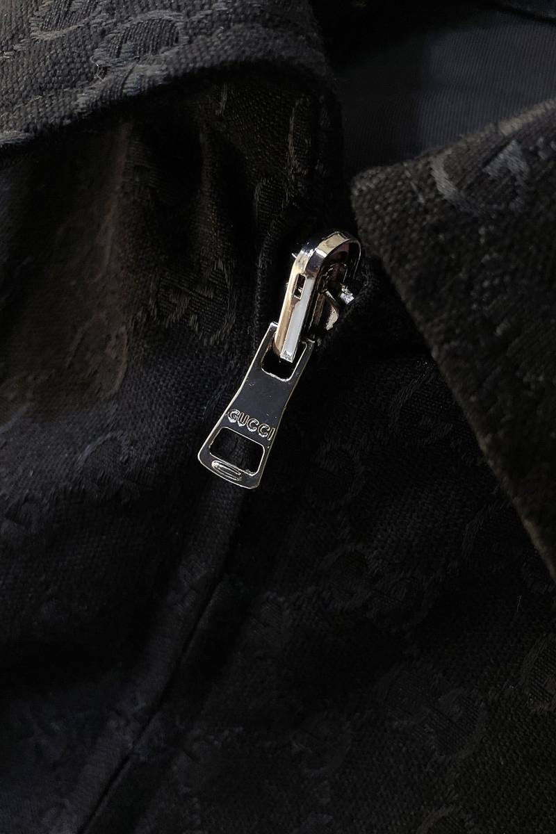 Reversible GG jacket