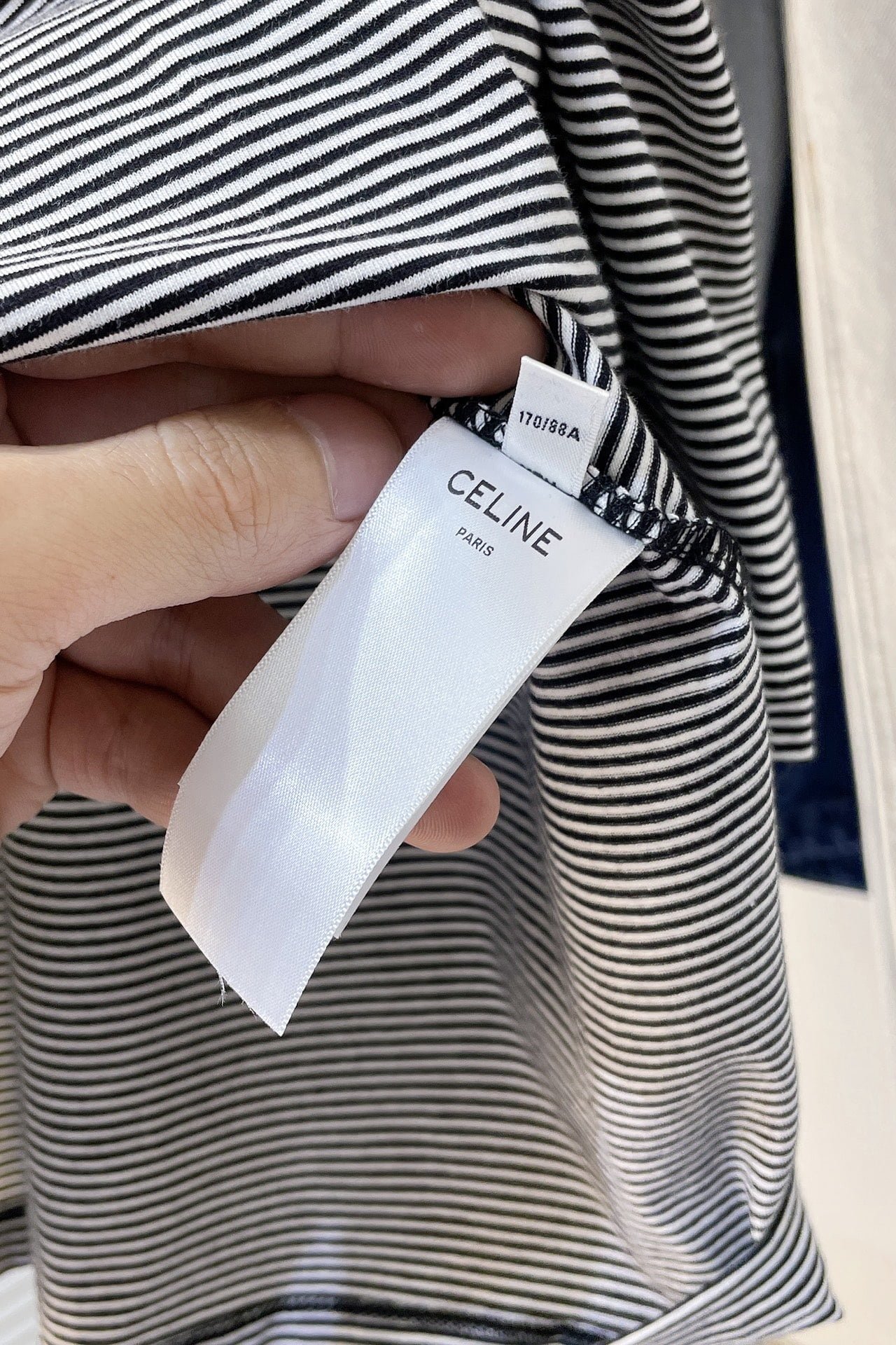 Celine paris loose t-shirt in cotton jersey