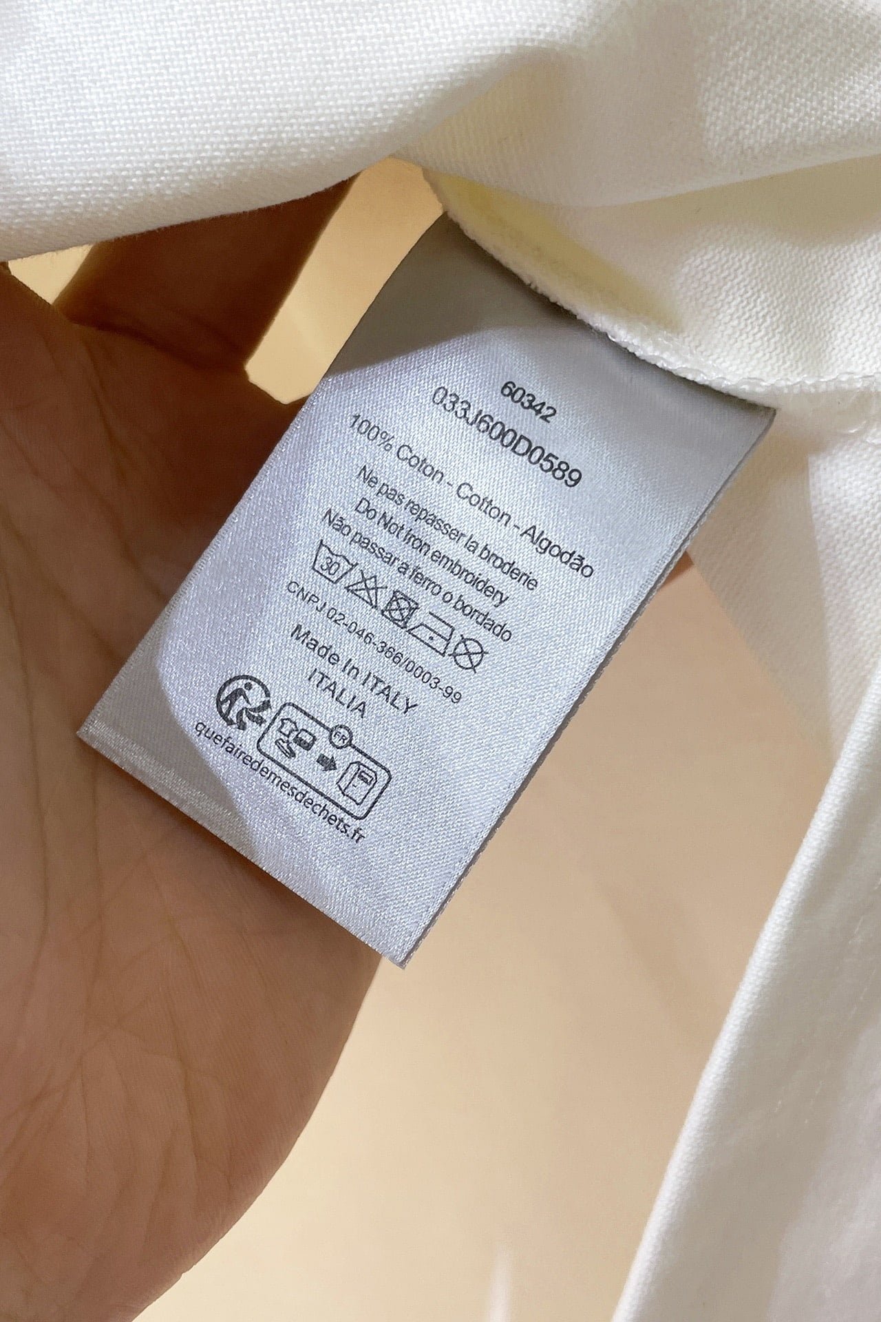 Handwritten Christian Dior Relaxed-Fit T-Shirt