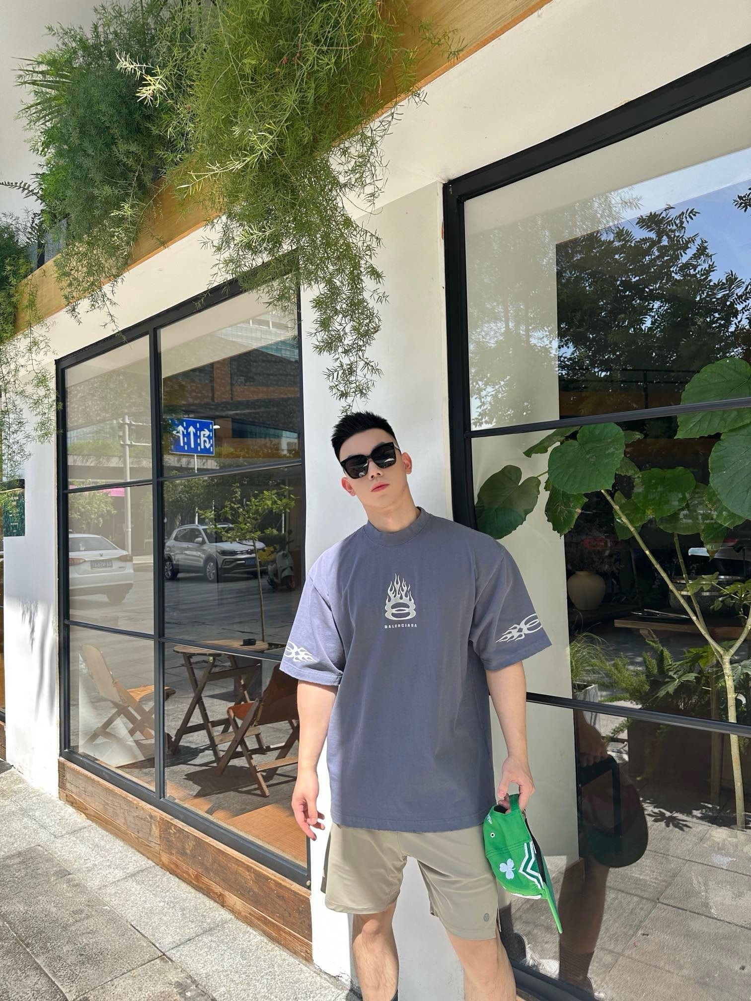Balenciaga Burning Unity T-Shirt Oversized