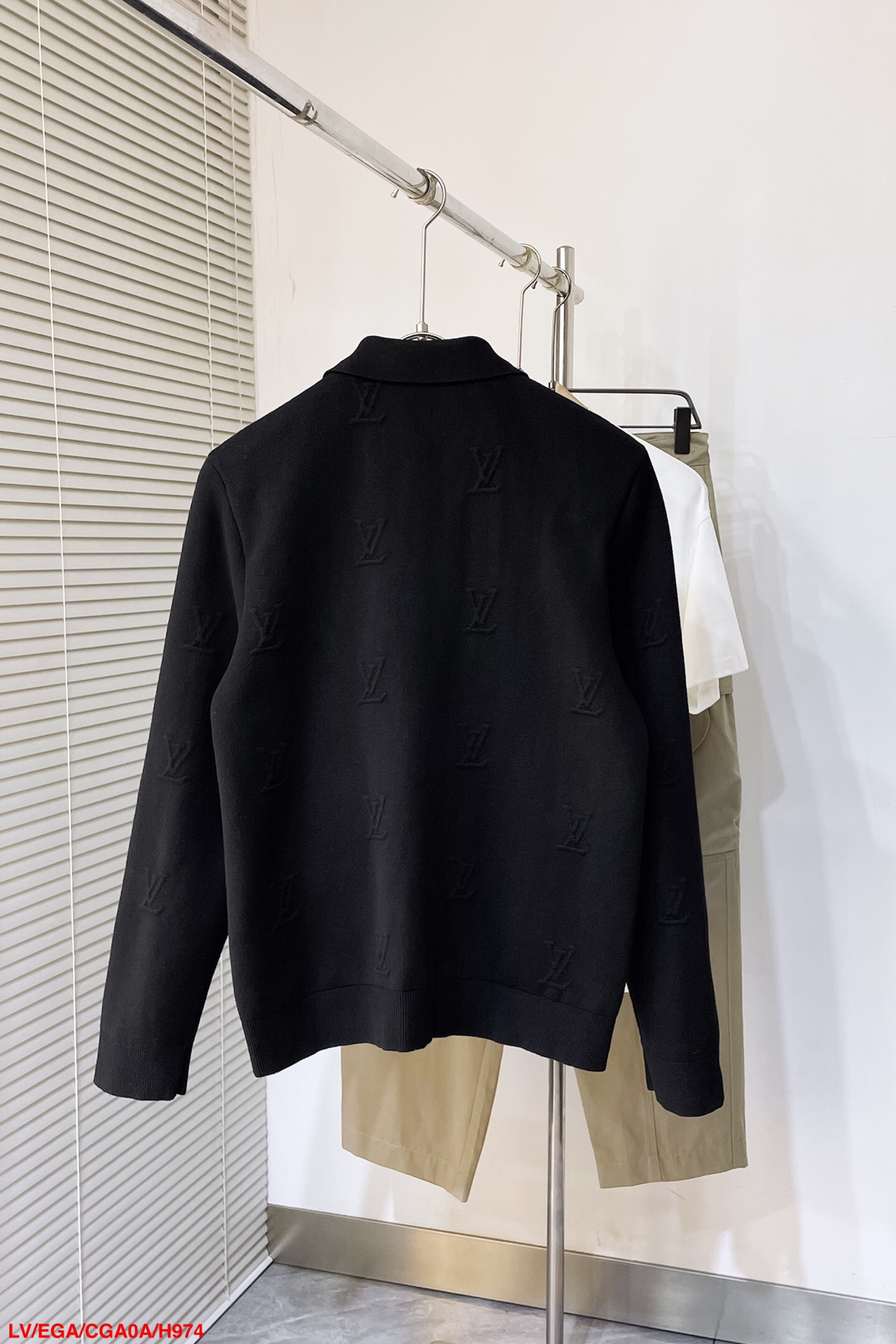 LV Blason Embossed Wool Blouson