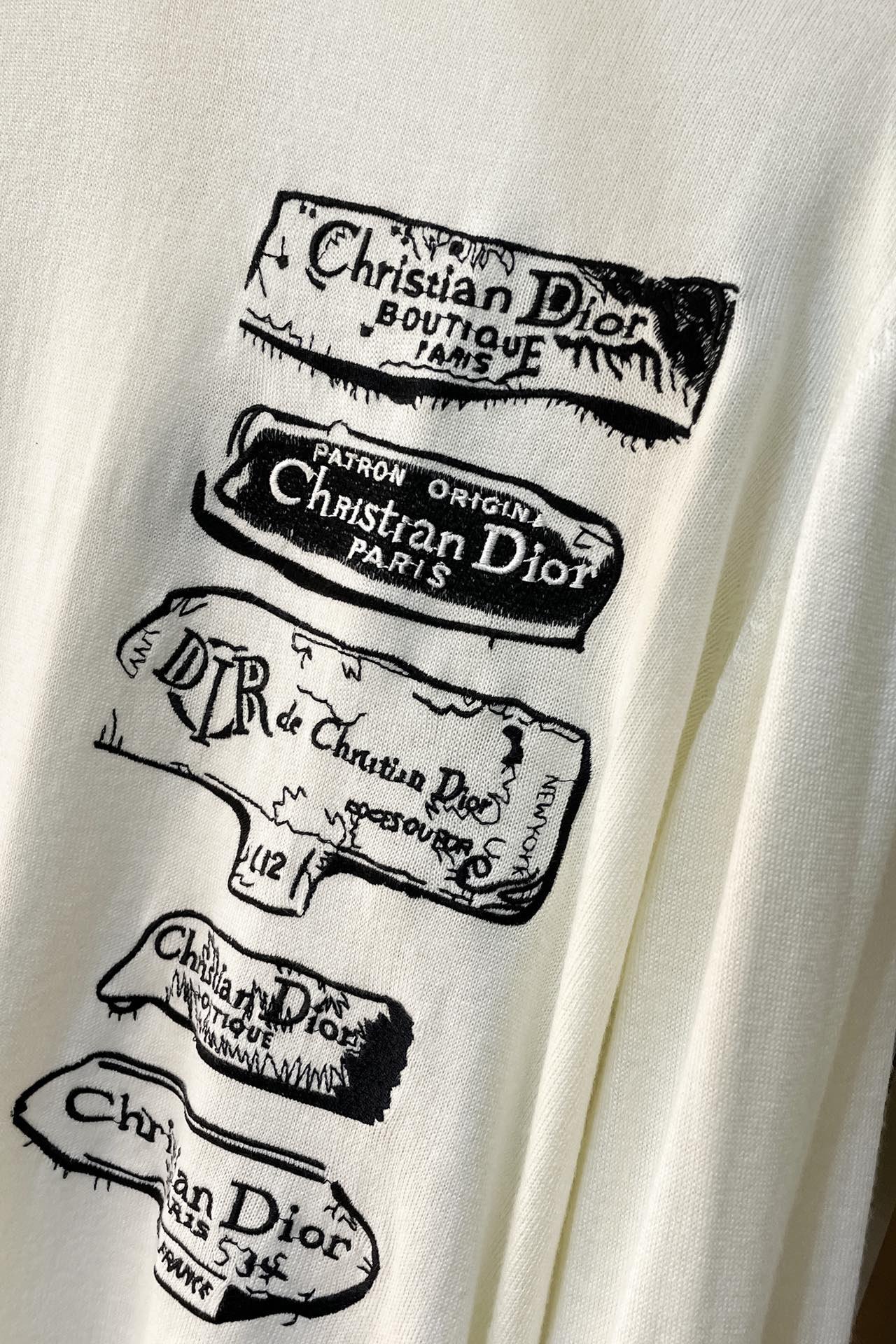 Dior Archives Labels Sweater