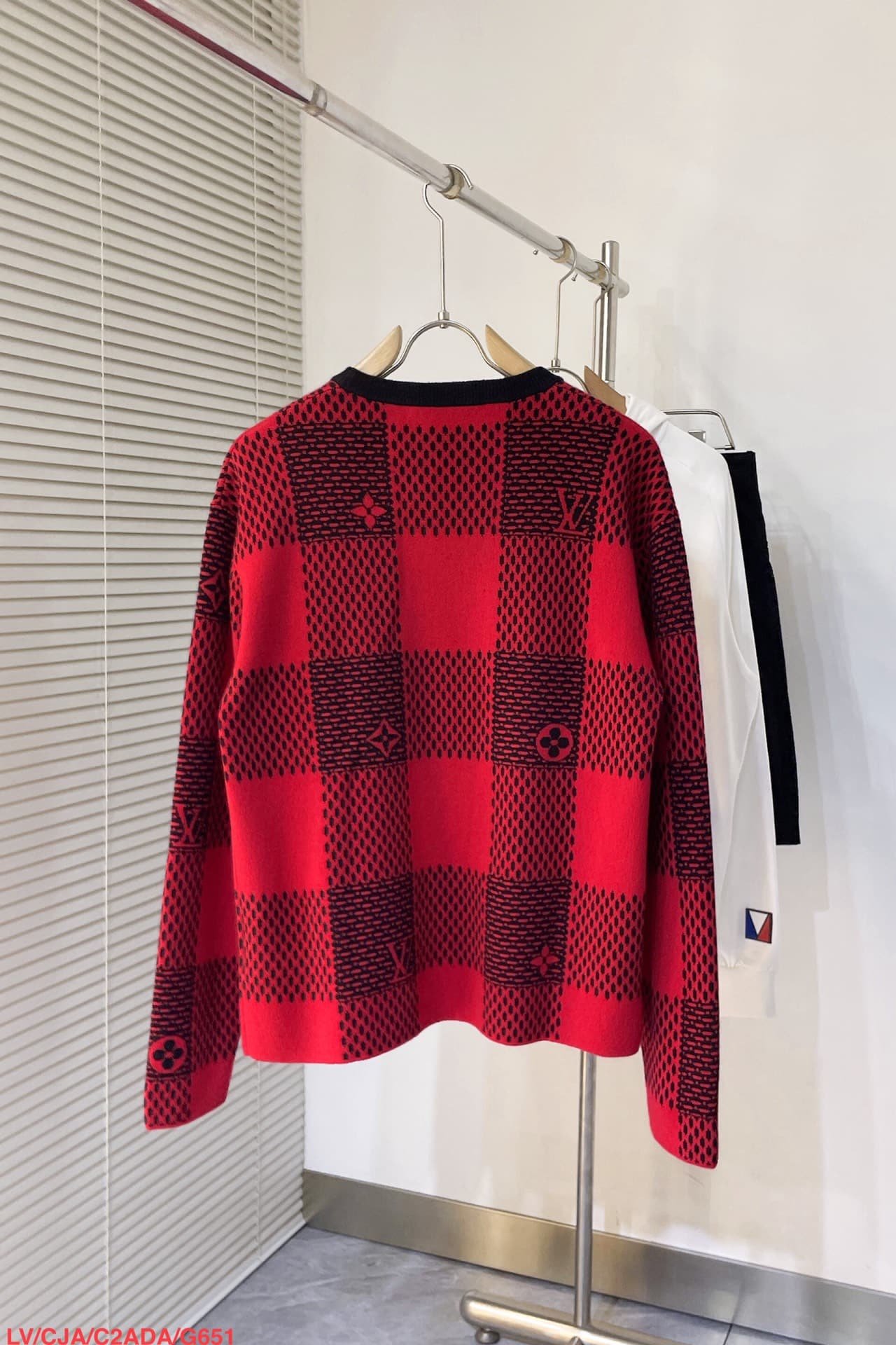 LV Damier Wool Crewneck