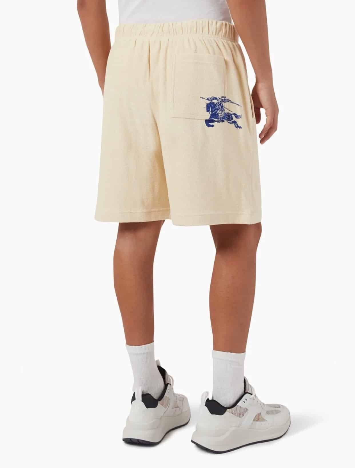 Burberry Cotton Towelling T-shirt+Cotton Towelling Shorts