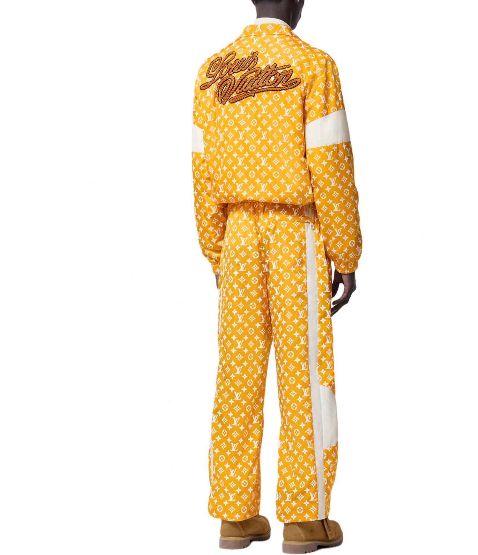 LV Monogram Printed Technical Track Top+Pants