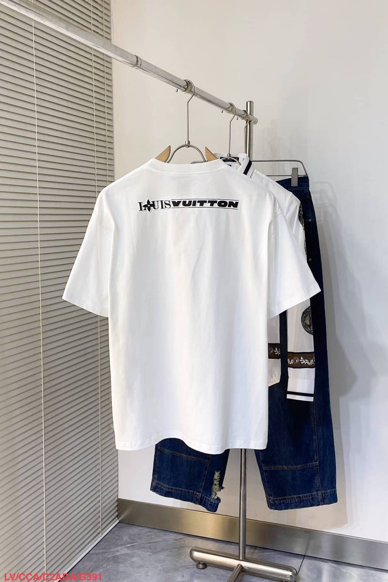 LV Graphic Cotton T-Shirt