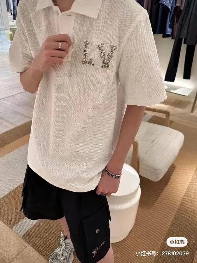 LV Cotton Utility Cargo Shorts