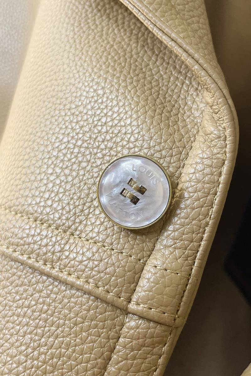LV Embroidered Leather Blouson