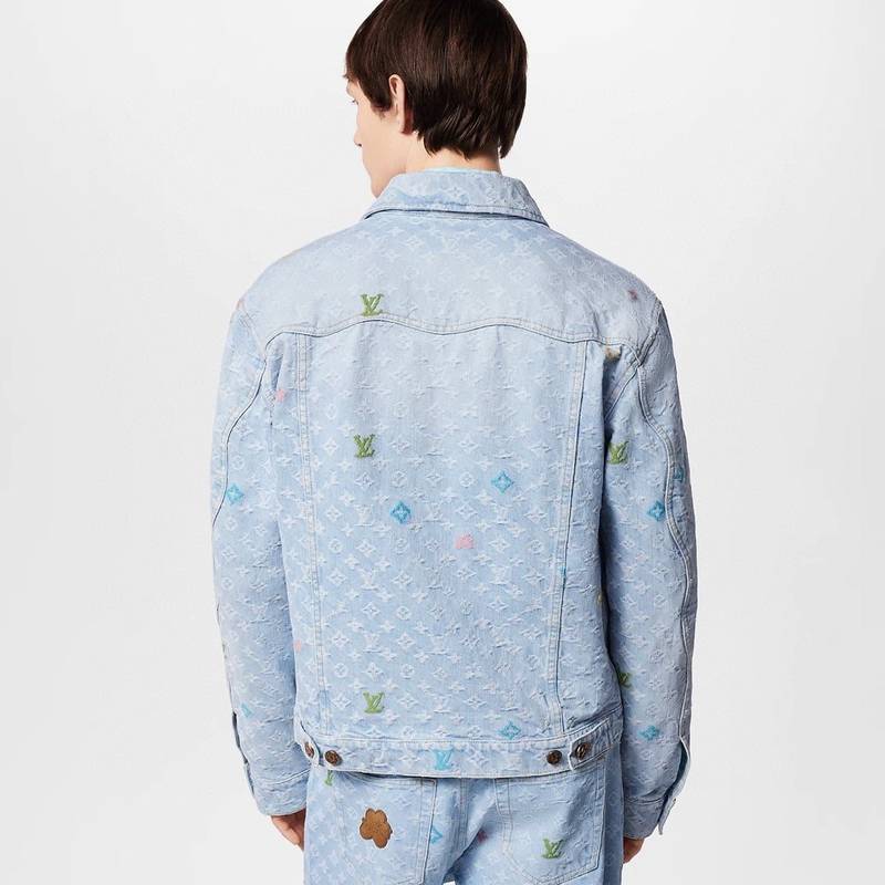 LV Monogram Denim Jacket+Pants