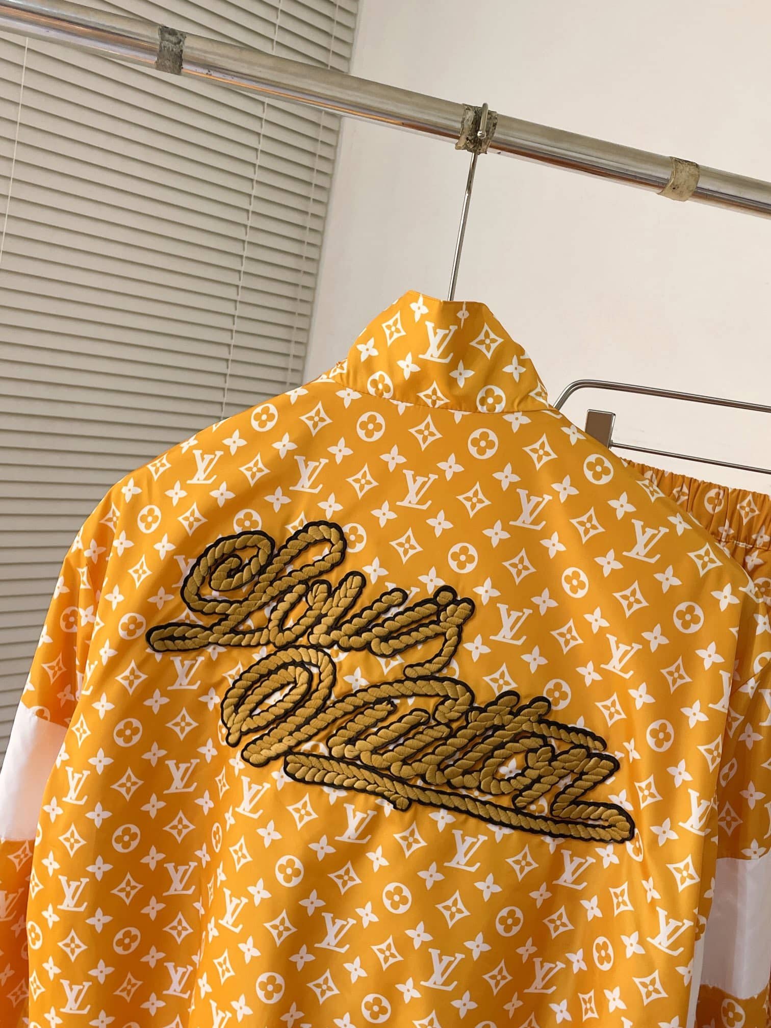 LV Monogram Printed Technical Track Top+Pants