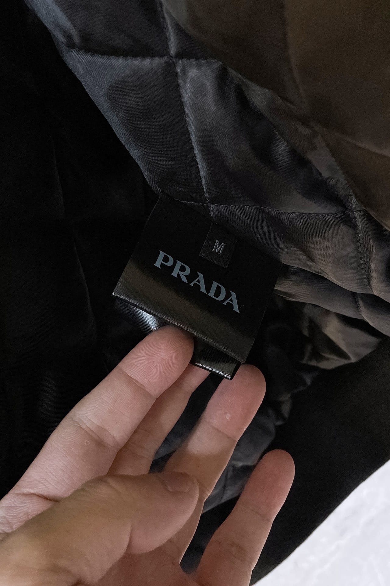 Oversized Re-Nylon bomber jacket