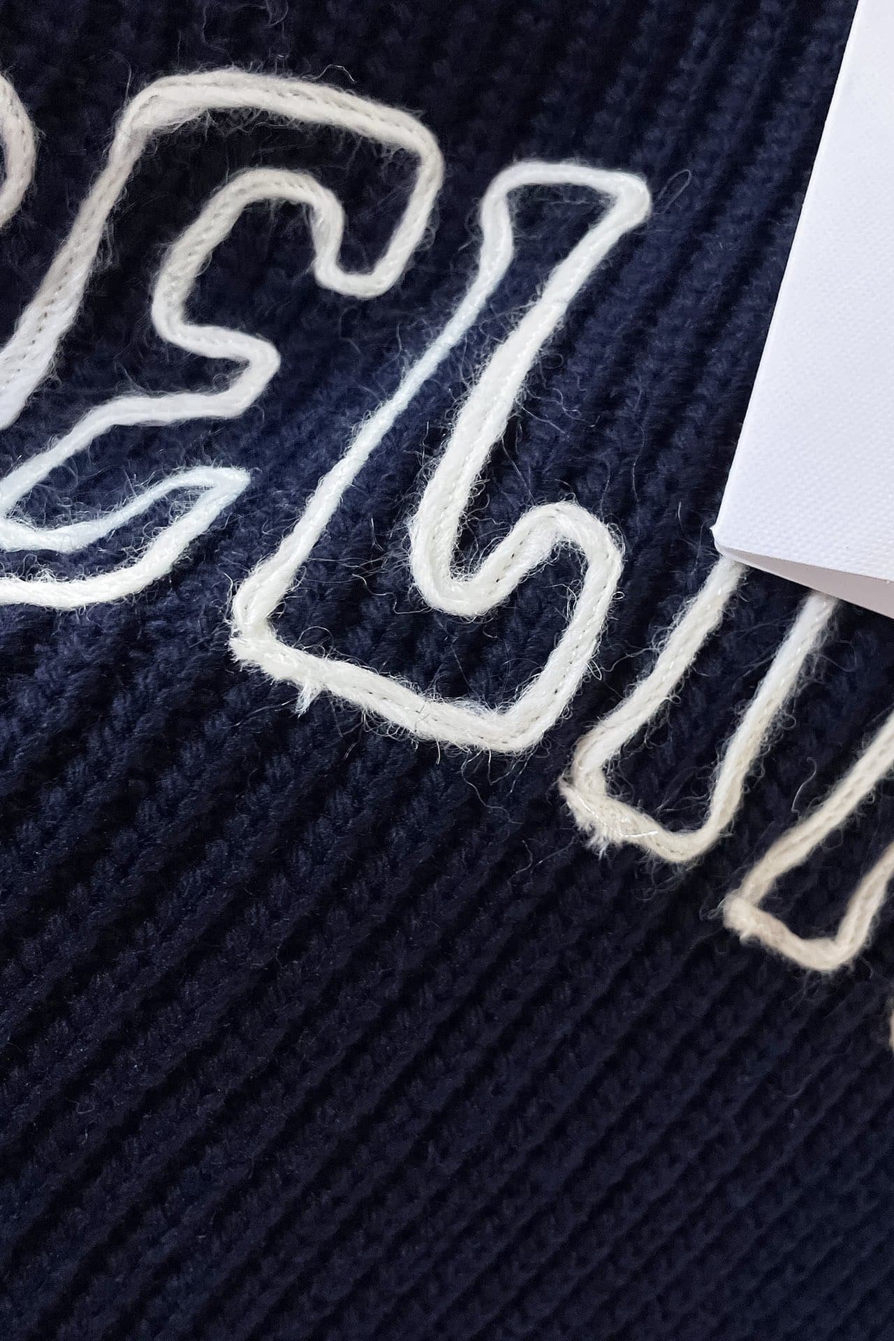 celine oversized sweater in ribbed wool