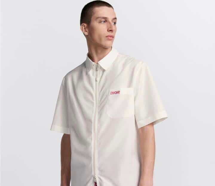DIOR AND PARLEY Short-Sleeved Zipped Shirt