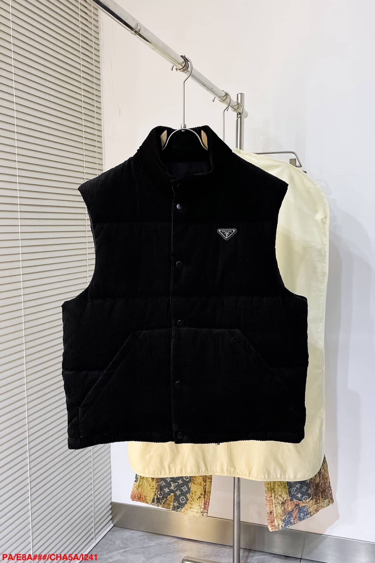 Corduroy down vest