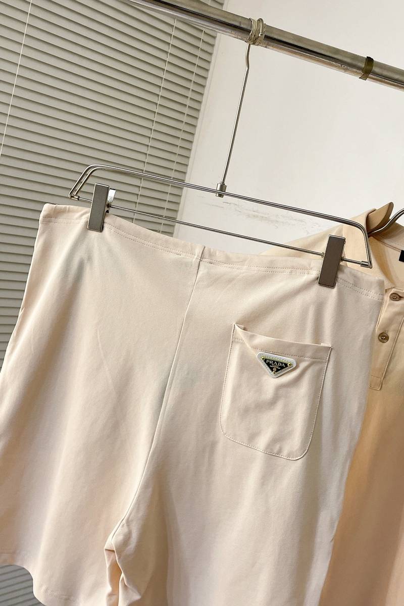 Prada Cotton polo shirt+shorts