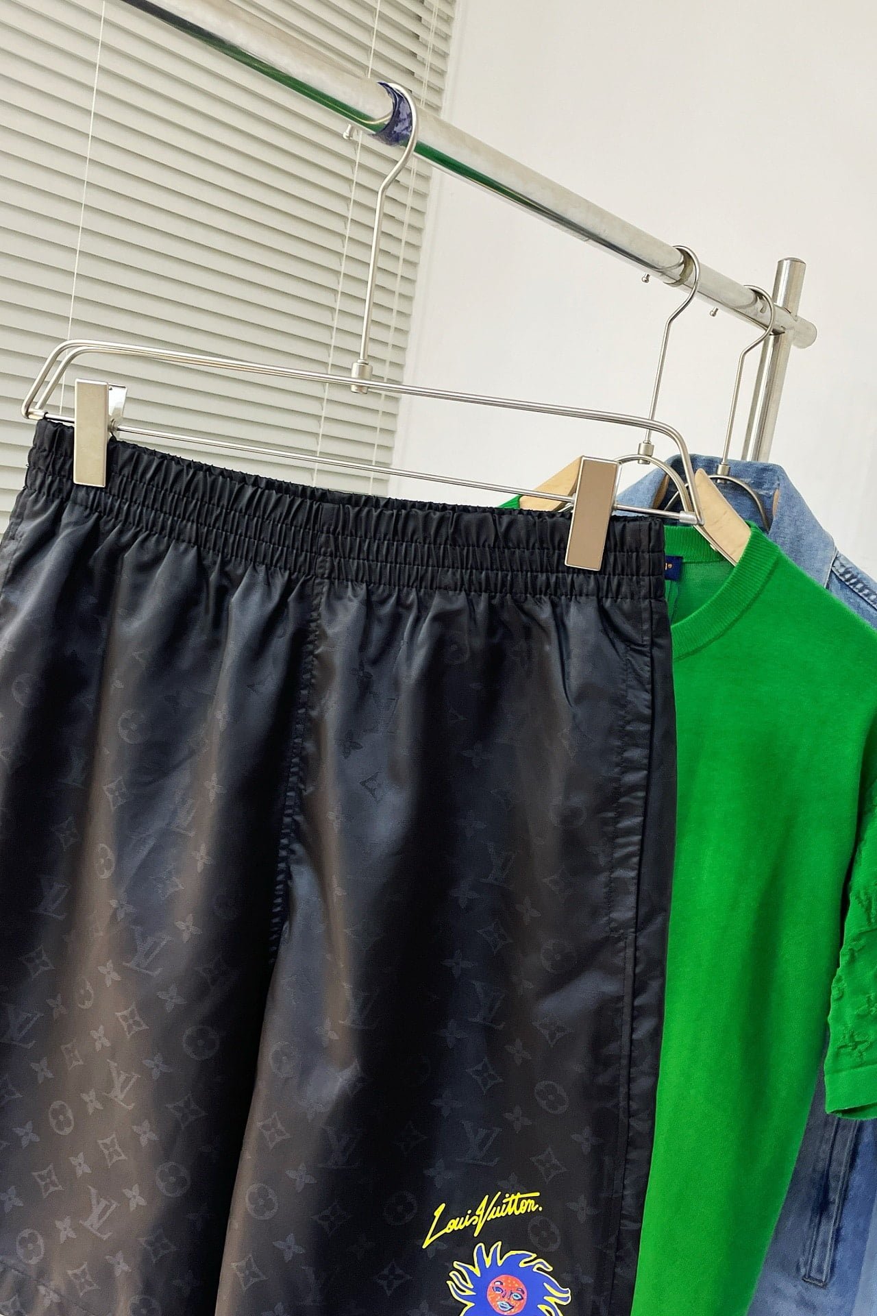 LV x Yayoi Kusama shorts