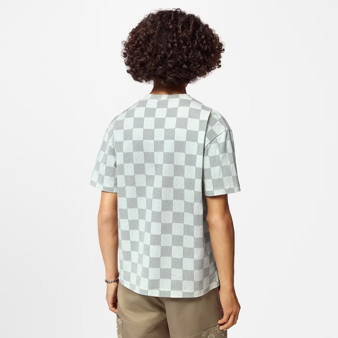 LV Printed Short-Sleeved Cotton T-Shirt