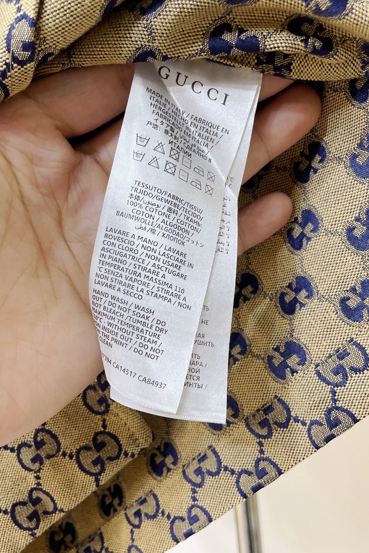 Gucci gg linen blend canvas shirt+gg supreme linen shorts