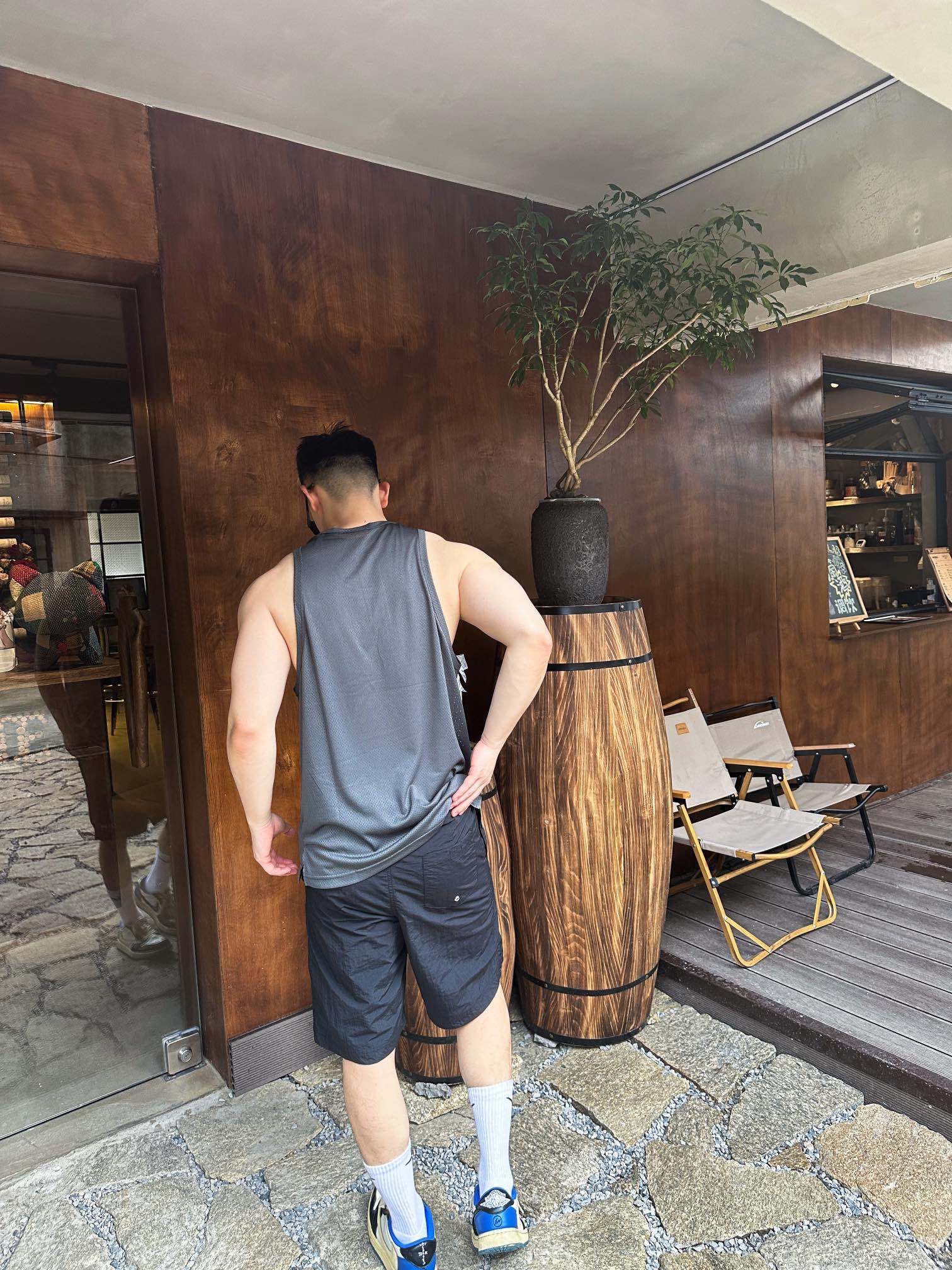 Celine swim shorts in nylon black